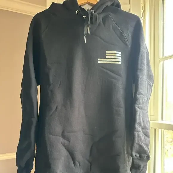 Good American Women’s The Icon Hoodie New Black - Picture 4 of 8